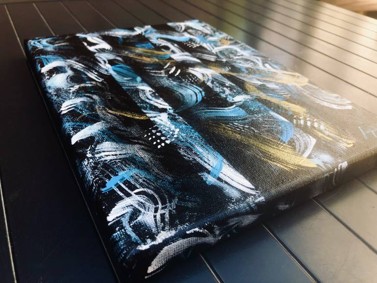 Original Abstract Expressionism Abstract Painting by Artem Aitov