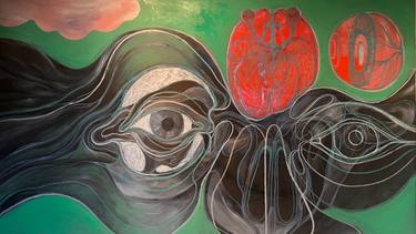 Original Abstract Expressionism Nature Paintings by Damon Hope