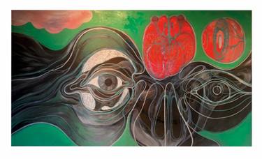 Original Abstract Expressionism Nature Paintings by Damon Hope