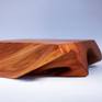 Unique sculptural serving table juniper wood
