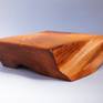 Unique sculptural serving table juniper wood