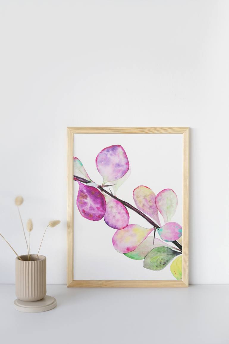 Original Expressionism Botanic Painting by Vitalina Mukhina