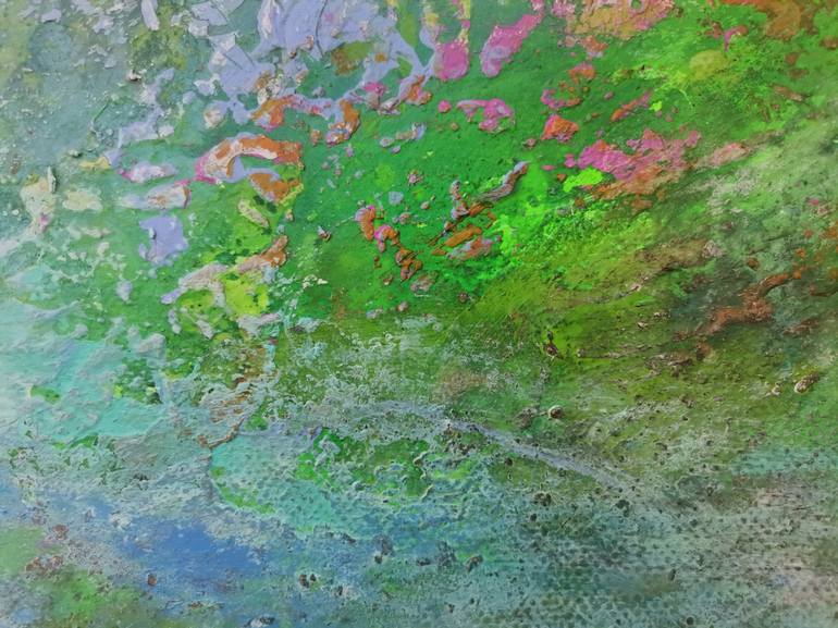 Original Abstract Expressionism Nature Painting by Doris Duschelbauer