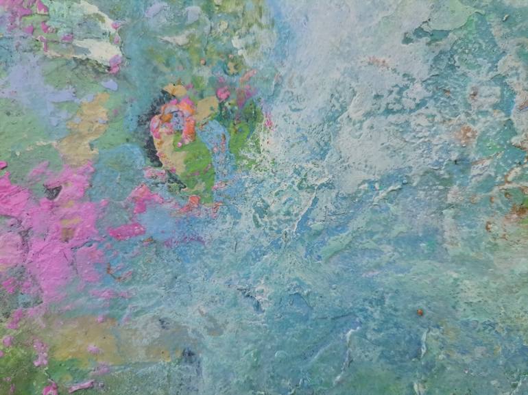 Original Abstract Expressionism Nature Painting by Doris Duschelbauer