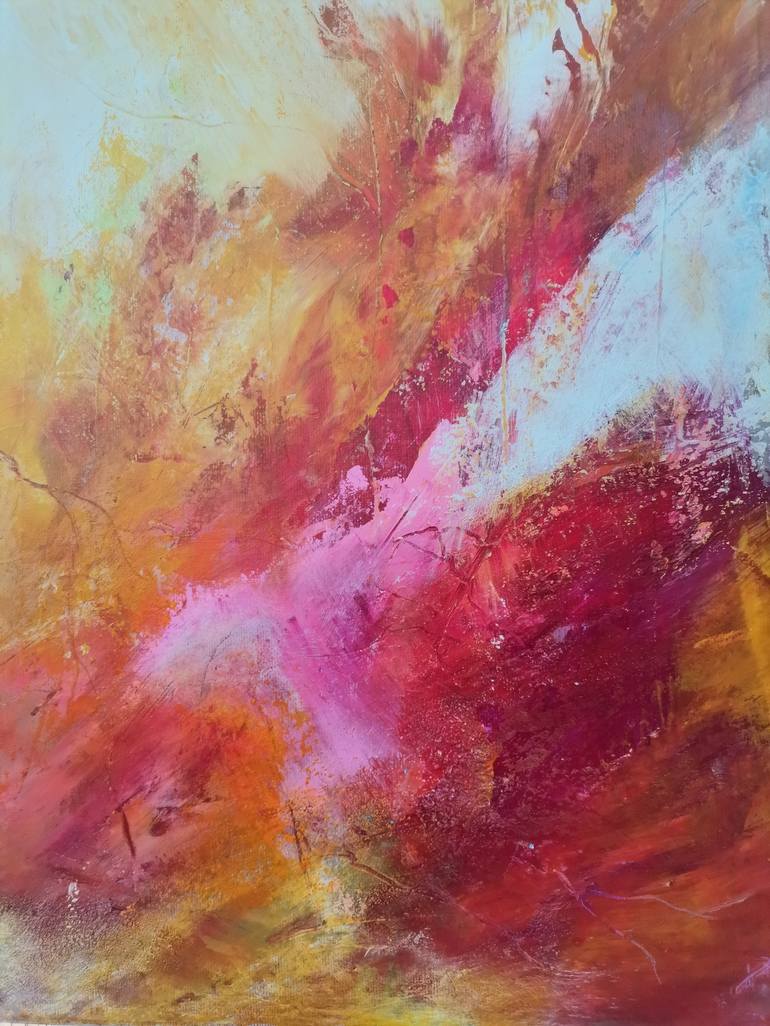 Original Abstract Painting by Doris Duschelbauer