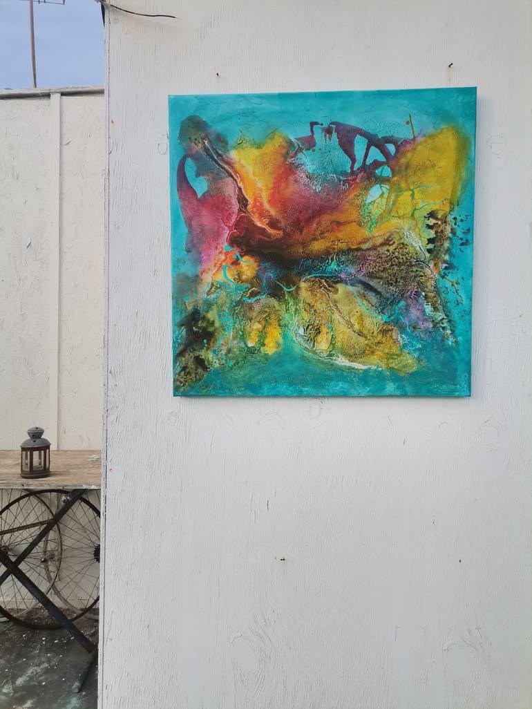 Original Abstract Painting by Doris Duschelbauer