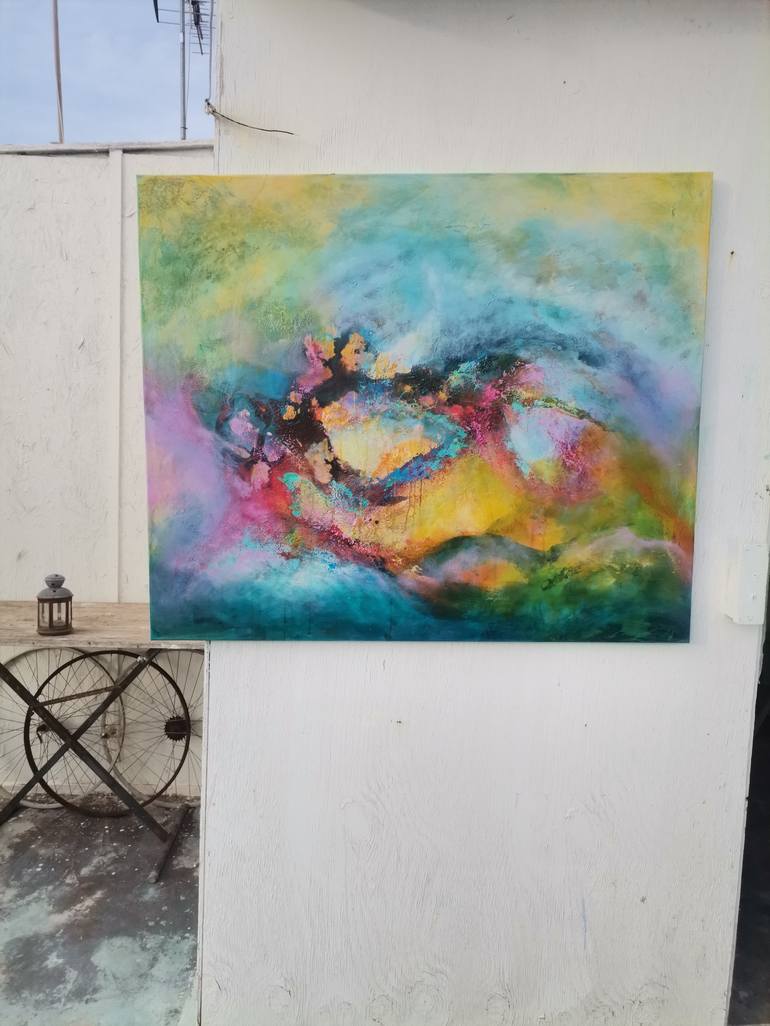 Original Abstract Painting by Doris Duschelbauer