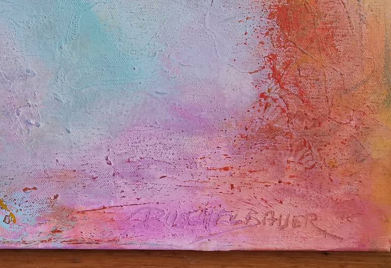 Original Abstract Expressionism Abstract Painting by Doris Duschelbauer