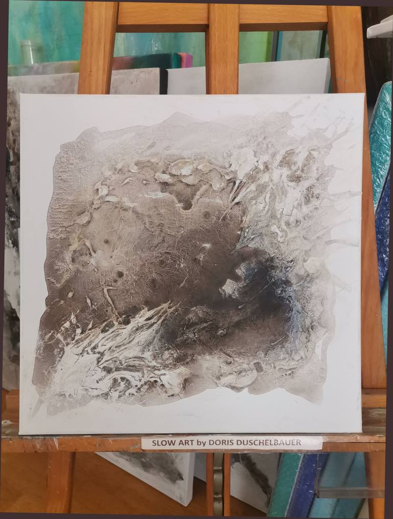 Original Abstract Landscape Painting by Doris Duschelbauer