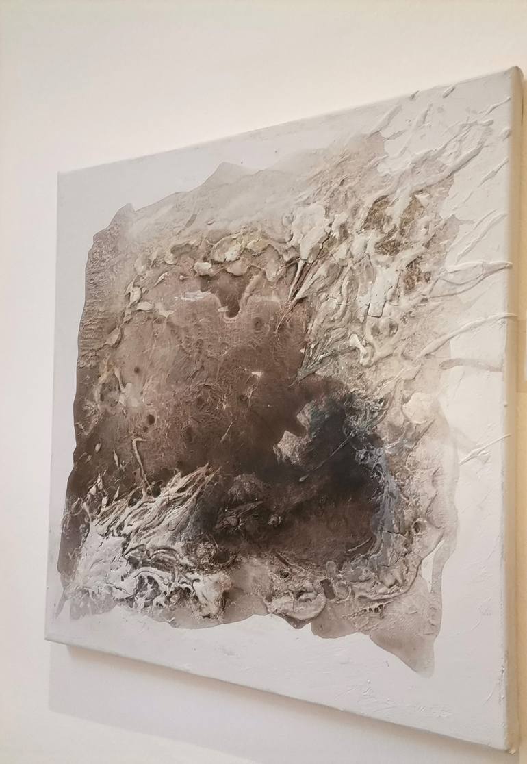 Original Abstract Landscape Painting by Doris Duschelbauer