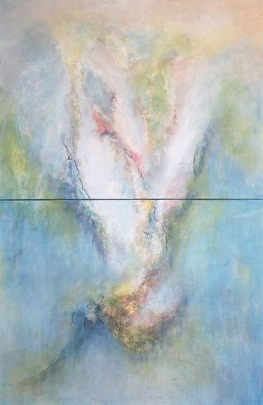 Original Abstract Expressionism Abstract Painting by Doris Duschelbauer