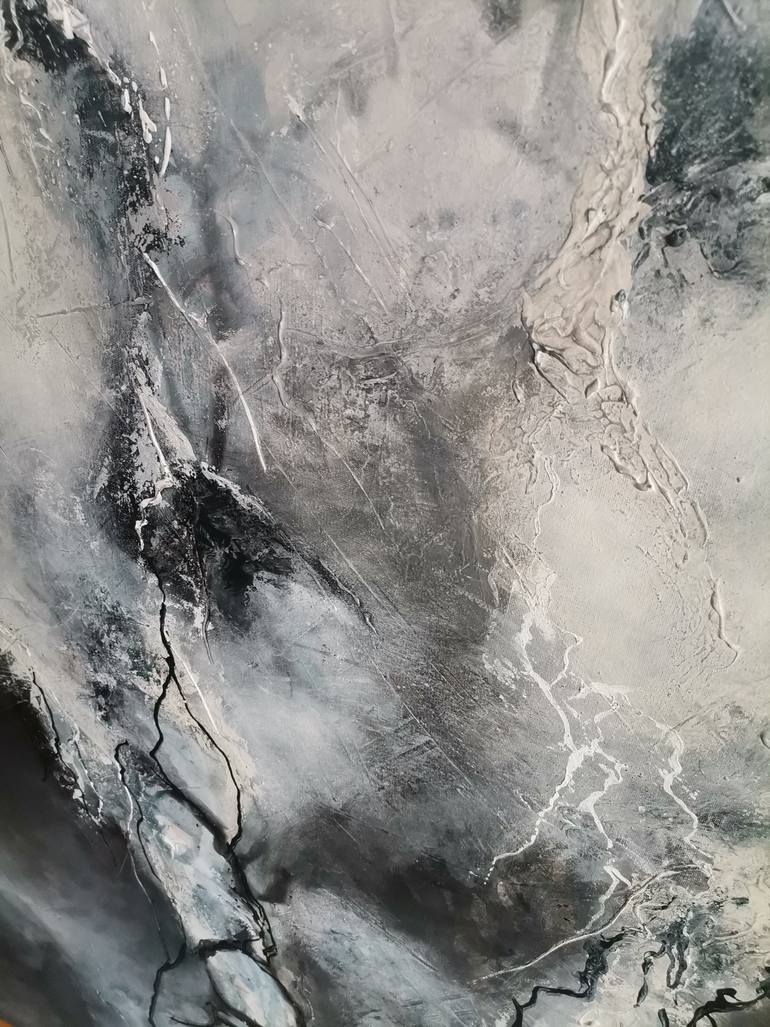 Original Abstract Expressionism Abstract Painting by Doris Duschelbauer