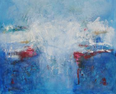 Print of Abstract Expressionism Seascape Paintings by Doris Duschelbauer