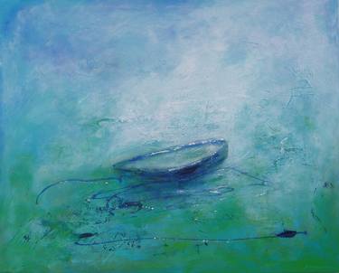 Print of Boat Paintings by Doris Duschelbauer