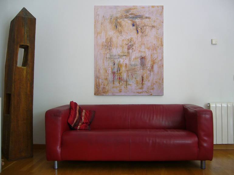 Original Abstract Expressionism Abstract Painting by Doris Duschelbauer