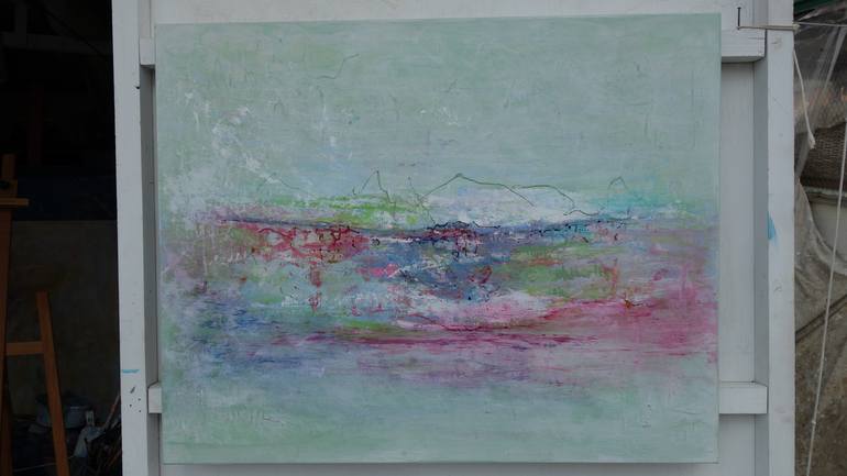 Original Impressionism Landscape Painting by Doris Duschelbauer