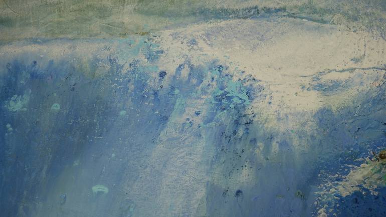 Original Abstract Expressionism Water Painting by Doris Duschelbauer