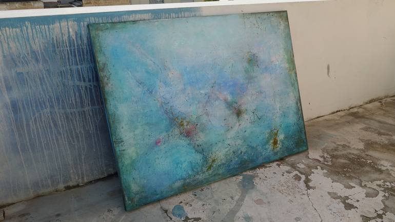 Original Impressionism Abstract Painting by Doris Duschelbauer