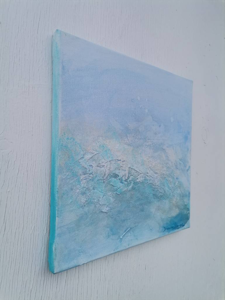 Original Abstract Water Painting by Doris Duschelbauer