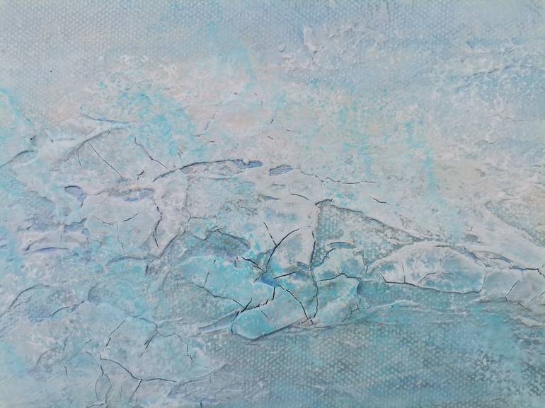 Original Abstract Water Painting by Doris Duschelbauer