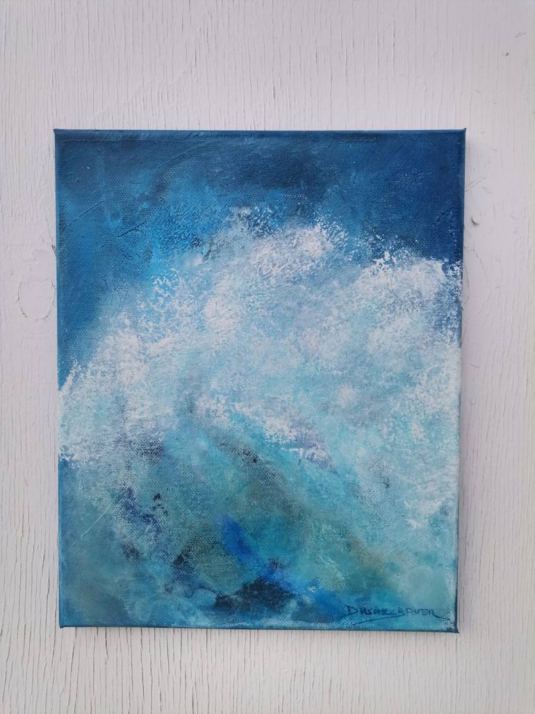 Original Abstract Expressionism Abstract Painting by Doris Duschelbauer