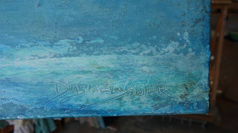 Original Abstract Expressionism Abstract Painting by Doris Duschelbauer