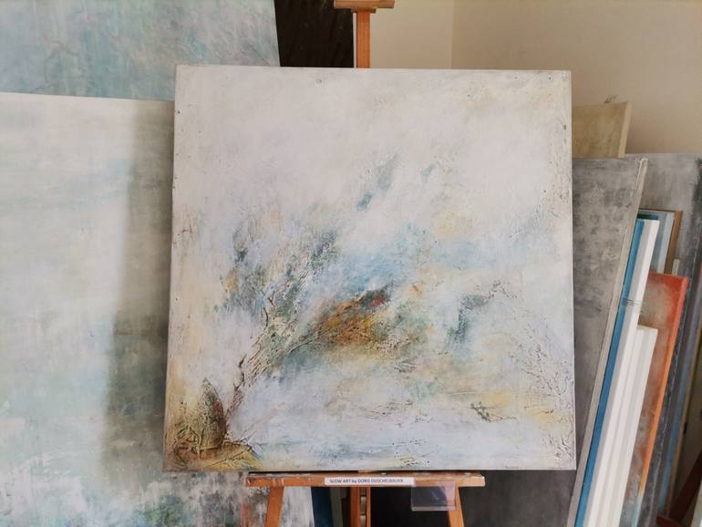 Original Abstract Expressionism Abstract Painting by Doris Duschelbauer