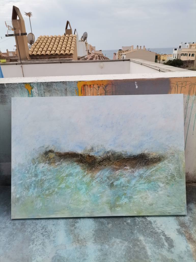 Original Impressionism Seascape Painting by Doris Duschelbauer