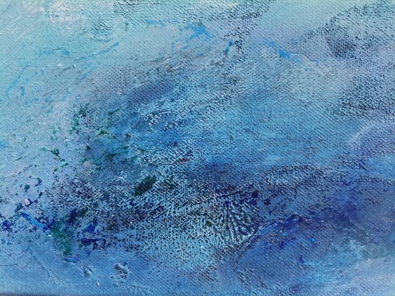 Original Abstract Seascape Painting by Doris Duschelbauer