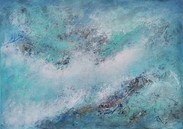 Original Abstract Seascape Paintings by Doris Duschelbauer