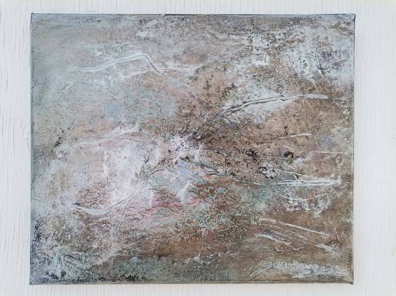 Original Abstract Expressionism Abstract Painting by Doris Duschelbauer