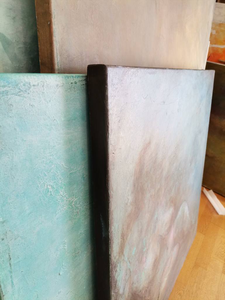 Original Impressionism Nude Painting by Doris Duschelbauer