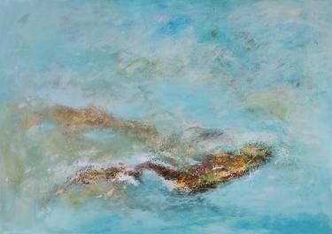 Original Abstract Expressionism Seascape Paintings by Doris Duschelbauer