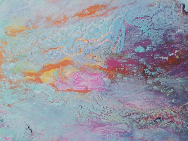 Original Abstract Expressionism Abstract Painting by Doris Duschelbauer
