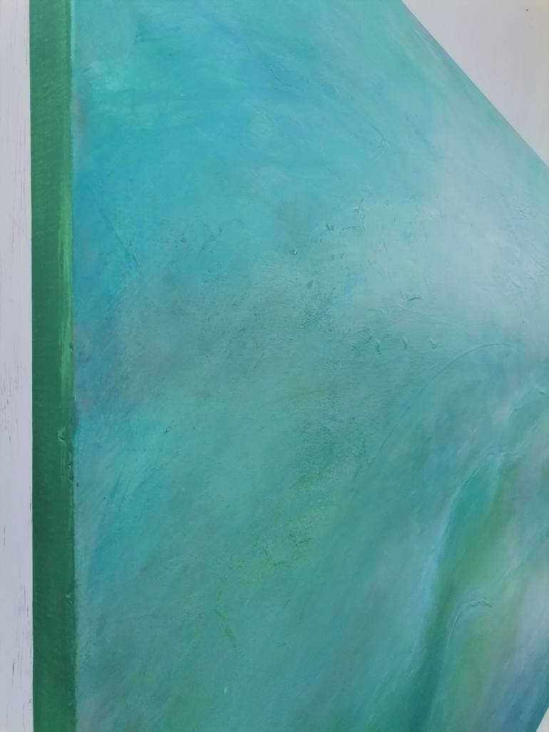 Original Abstract Water Painting by Doris Duschelbauer