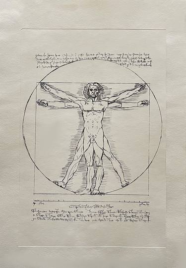 Original Illustration Body Printmaking by Brian Quinn