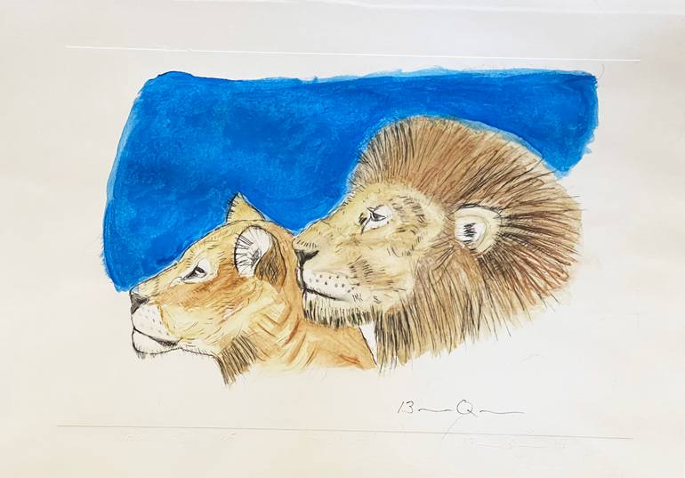 Original Contemporary Animal Printmaking by Brian Quinn