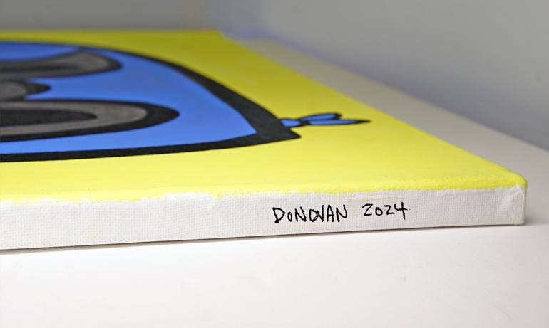 Original Conceptual Cartoon Painting by M Donovan