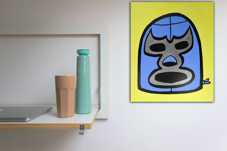 Original Conceptual Cartoon Painting by M Donovan