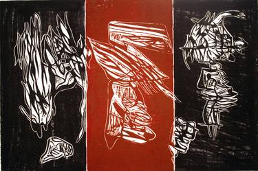 Original Abstract Printmaking by Vittorio Selleri