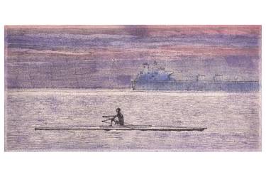 Original Seascape Printmaking by Vittorio Selleri