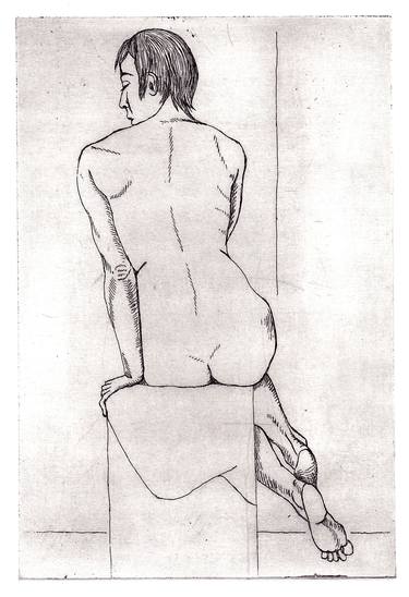 Original Figurative Body Printmaking by Vittorio Selleri