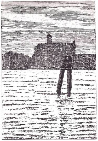 Print of Figurative Seascape Printmaking by Vittorio Selleri