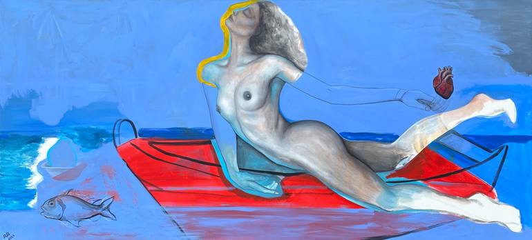 Original Surrealism Nude Paintings by Diana Dimitrova