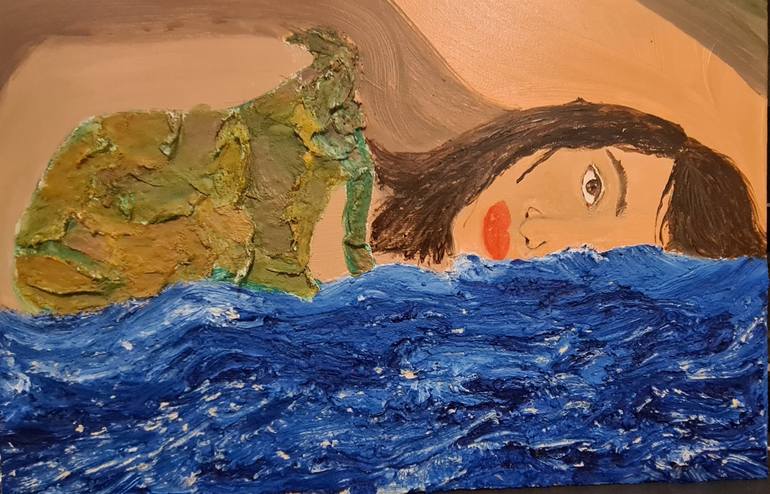 Original Surrealism Abstract Paintings by Acrylx E