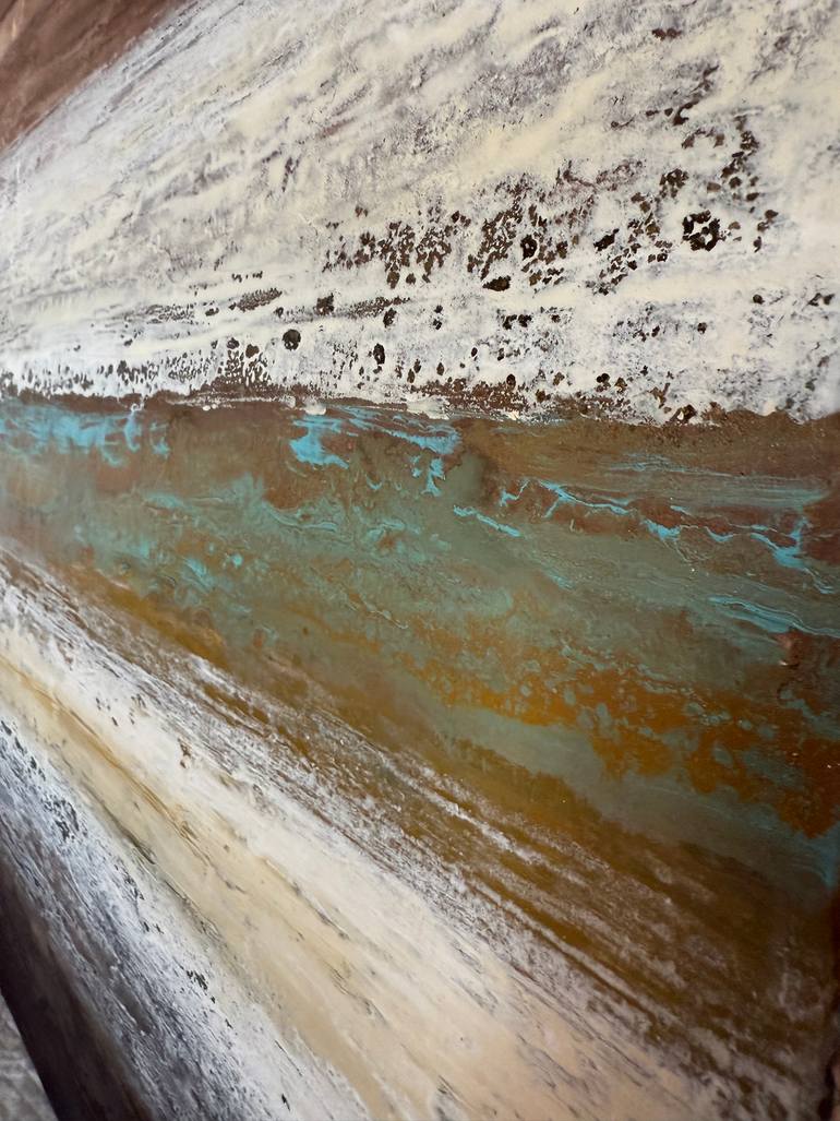 Original Art Deco Abstract Painting by Lusi Manukyan