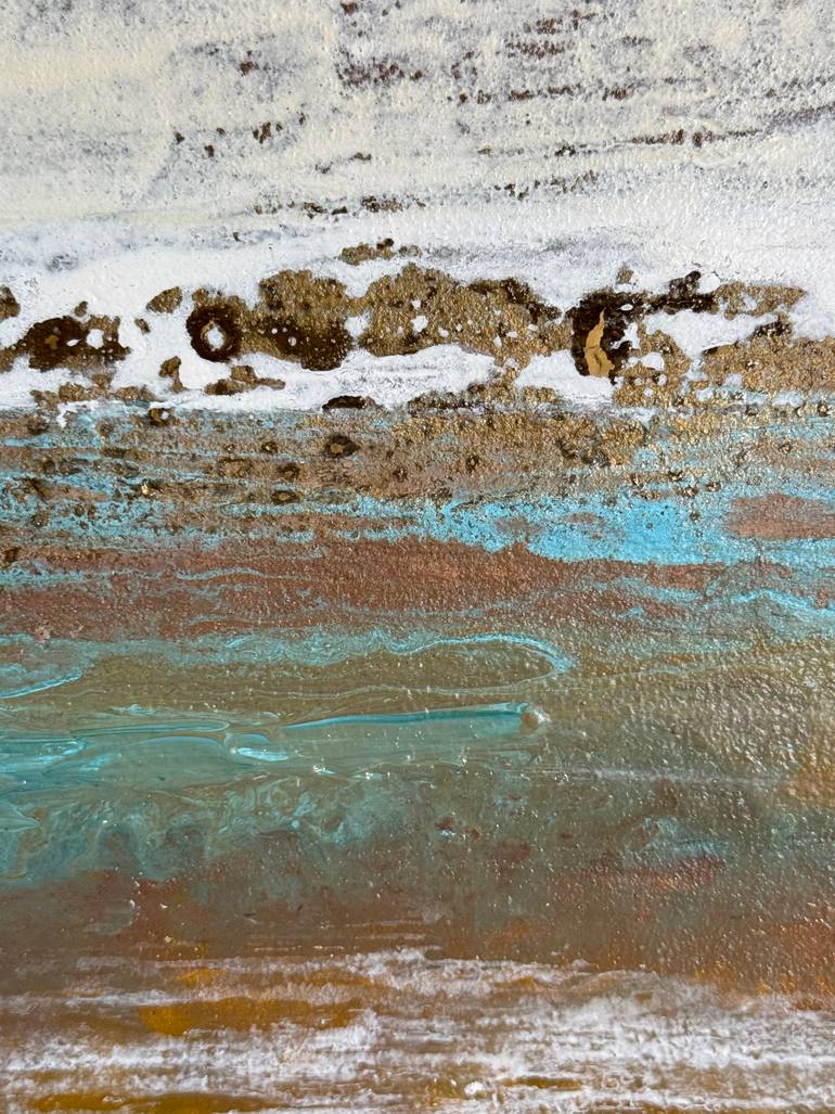 Original Art Deco Abstract Painting by Lusi Manukyan