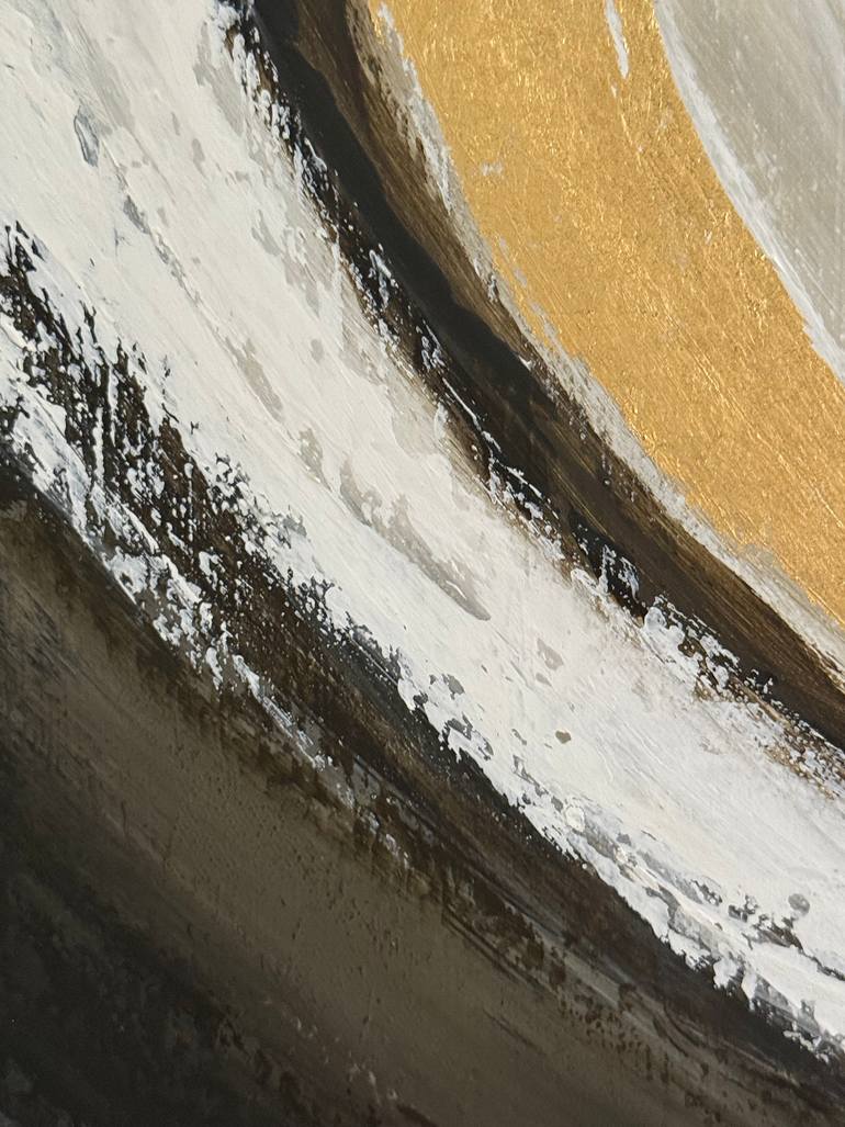 Original Art Deco Abstract Painting by Lusi Manukyan