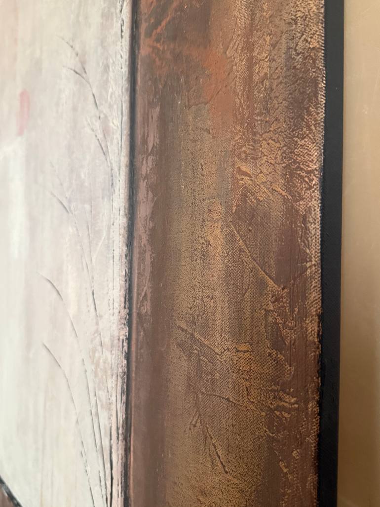 Original Art Deco Abstract Painting by Lusi Manukyan