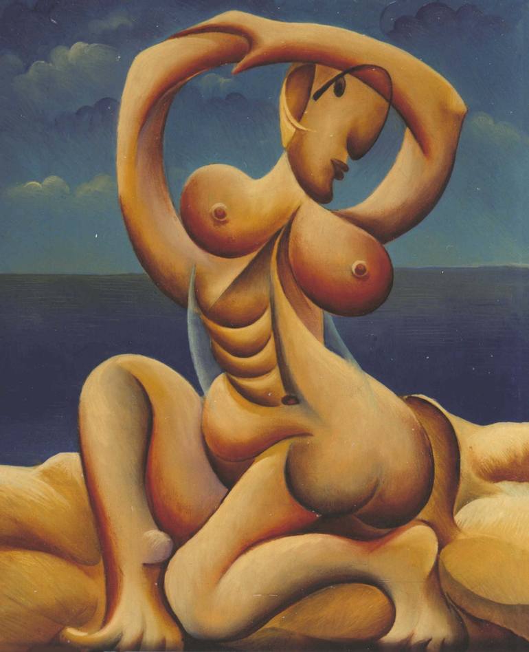 Original Surrealism People Paintings by Tvostudio Fine Art
